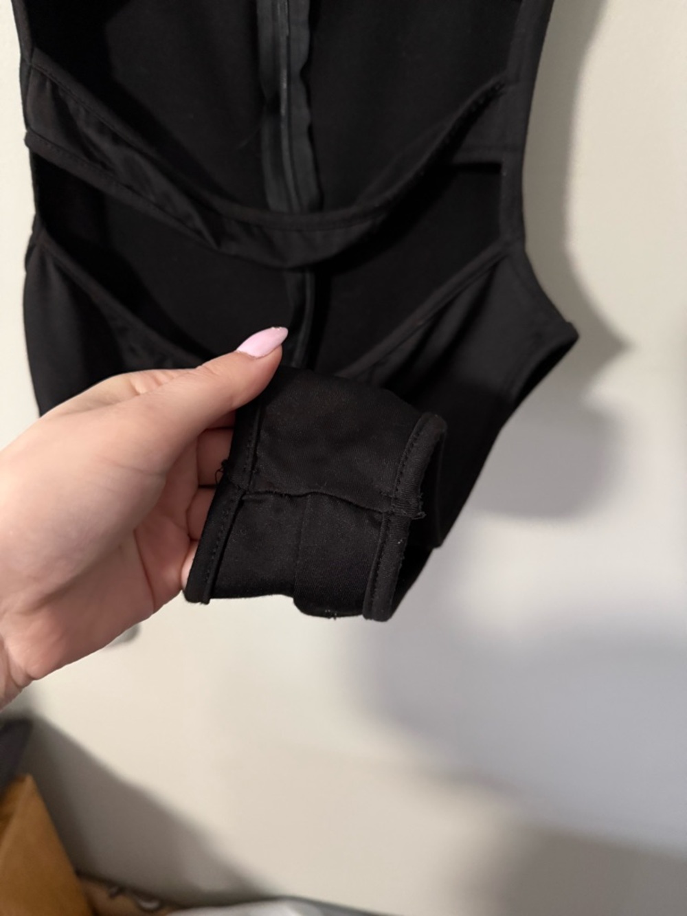 Black Bodysuit with cut outs - Picture 3 of 8